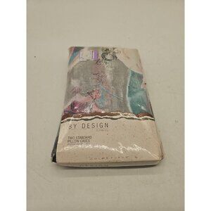 NEW JCPenney By Design  Mulberry 2 Pillow Cases 100% Cotton USA NOS